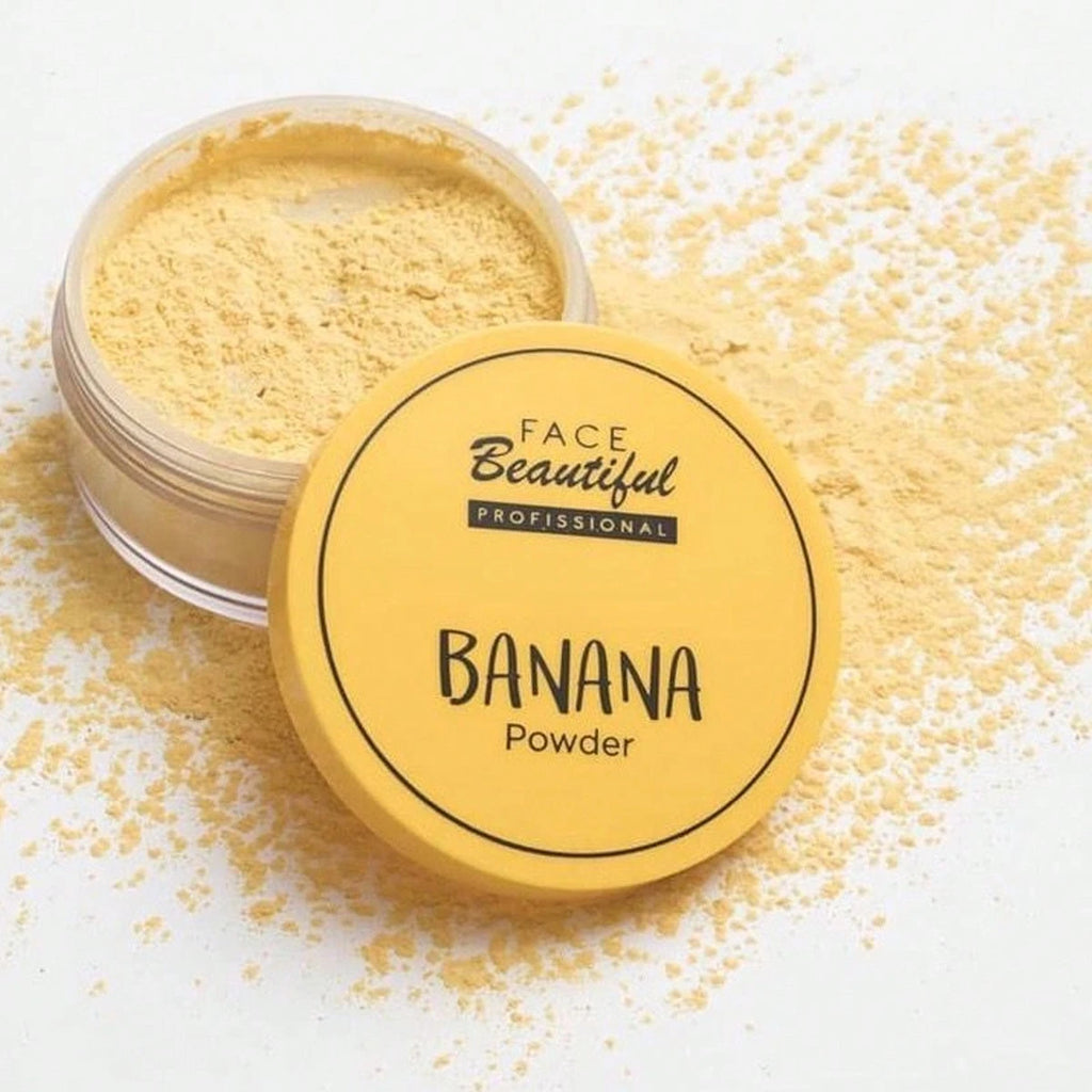 Pó Finalizador Banana Powder Amarelo - Face Beautiful / Cruelty-Free