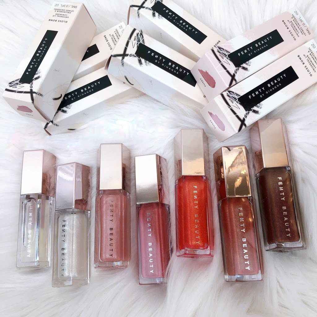 Fenty Beauty Gloss Bomb Lip Luminizer HEAT CREAM ICE Batom Rihanna NOVAS CORES HEAT