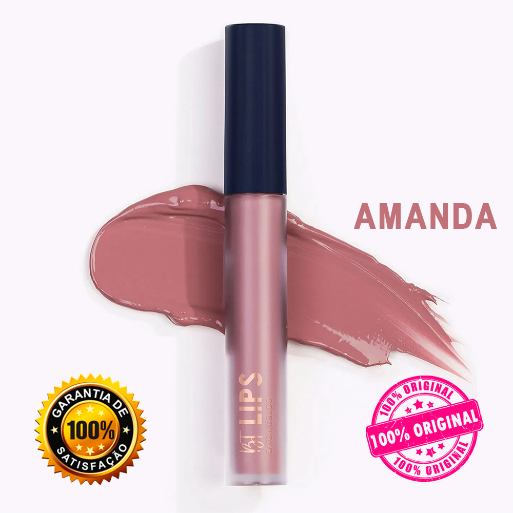 Bruna Tavares BT Lips Batom Líquido Matte Alta Pigmentação (Longa Duração e Diversa Cores)