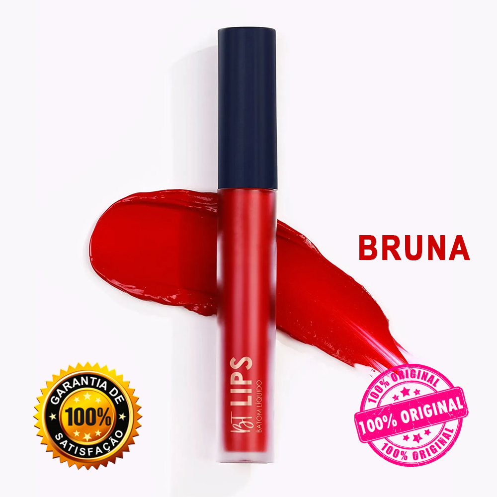 Bruna Tavares BT Lips Batom Líquido Matte Alta Pigmentação (Longa Duração e Diversa Cores)