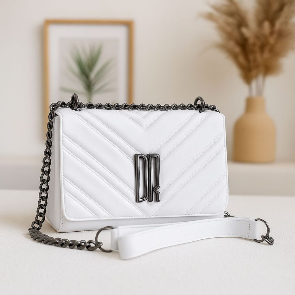 Bolsa Feminina Transversal Pequena Débora Ribeiro –  Alça de Corrente