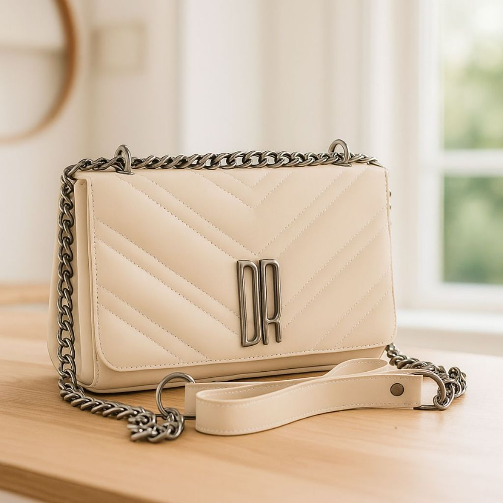 Bolsa Feminina Transversal Pequena Débora Ribeiro –  Alça de Corrente