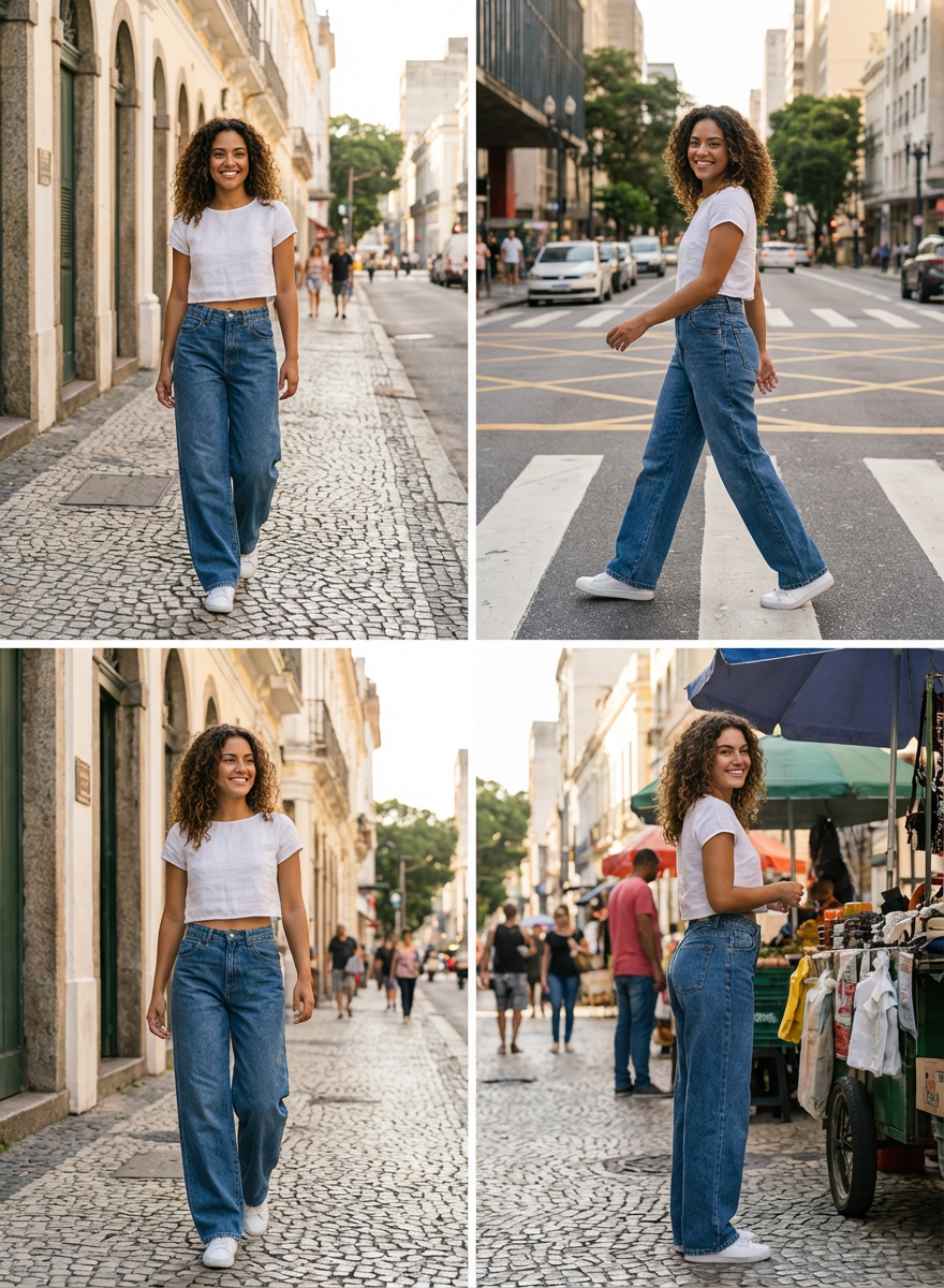 Calça Jeans Feminina Wide Leg Pantalona: A Tendência que Valoriza sua Silhueta