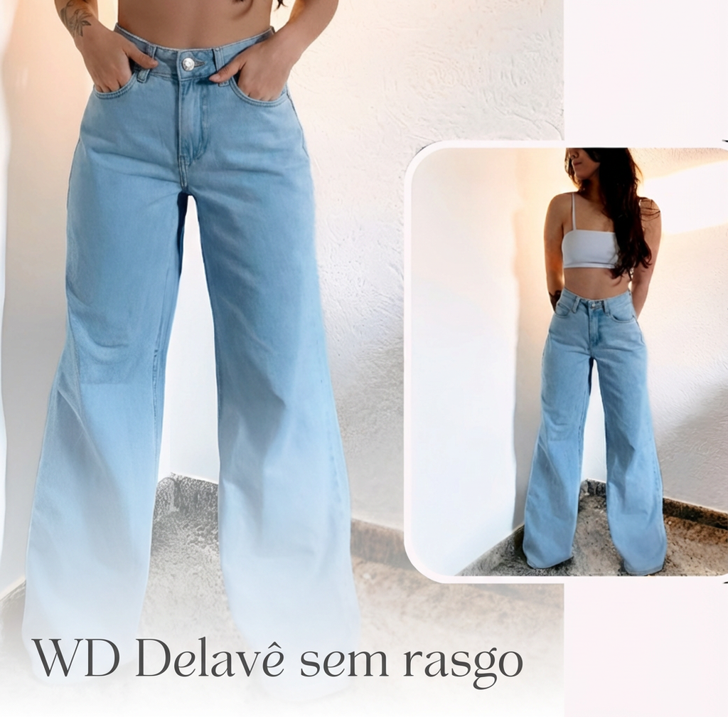 Calça Jeans Feminina Wide Leg Pantalona: A Tendência que Valoriza sua Silhueta