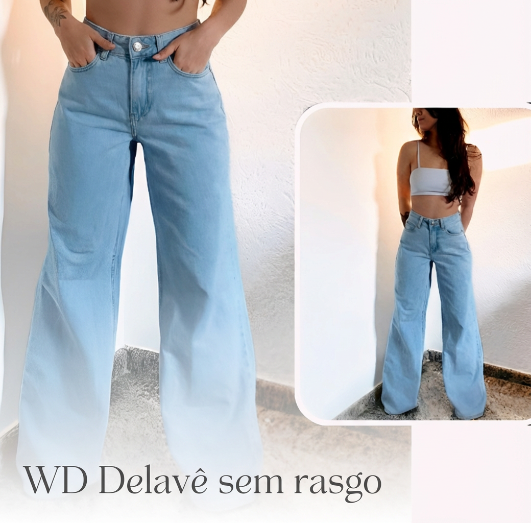 Calça Jeans Feminina Wide Leg Pantalona: A Tendência que Valoriza sua Silhueta