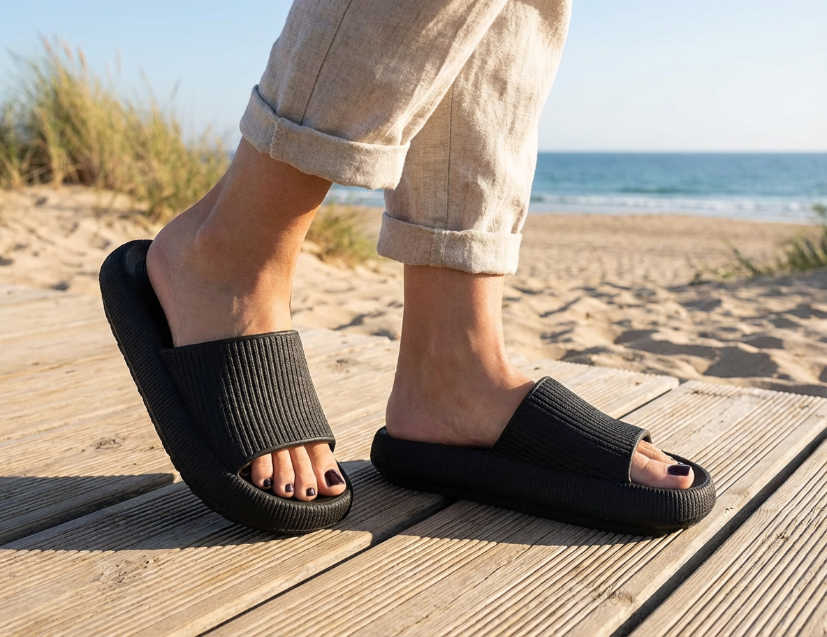 Chinelo Slide Nuvem Feminino Confortável