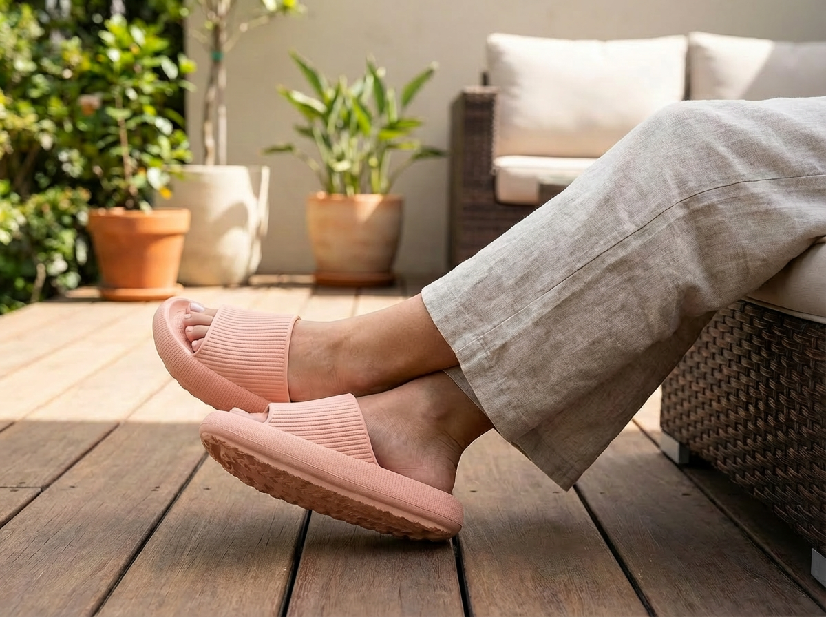 Chinelo Slide Nuvem Feminino Confortável