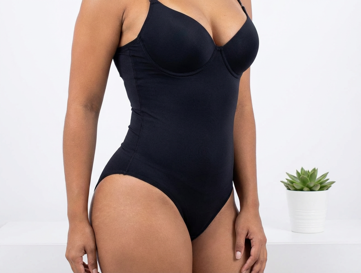 Cinta Body Modelador Suplex Sem Bojo Redutor de Medidas com Compressão e Alça Reforçada