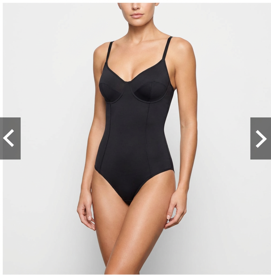 Cinta Body Modelador Suplex Sem Bojo Redutor de Medidas com Compressão e Alça Reforçada