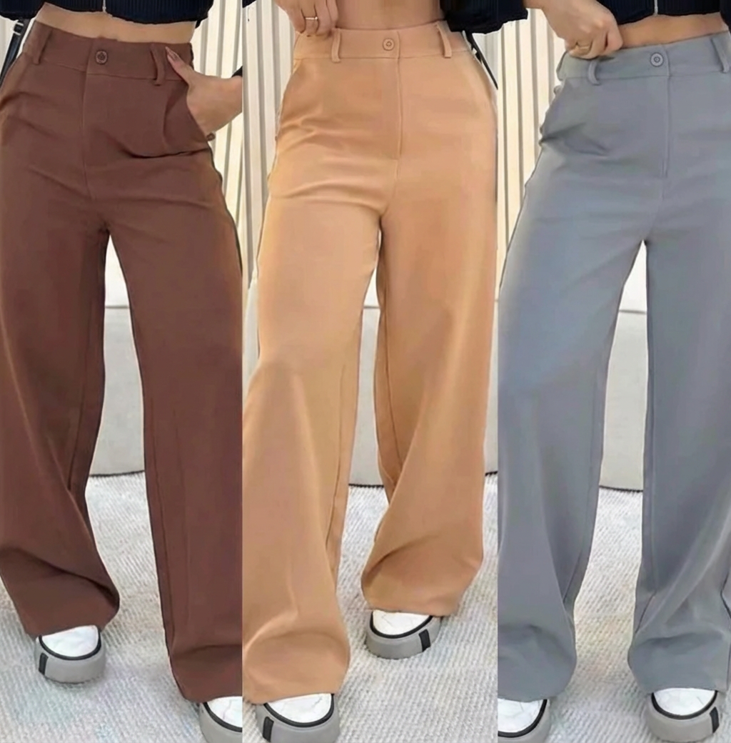 Calça Pantalona Alfaiataria Premium Wide Leg – Elegância e Conforto Atemporal