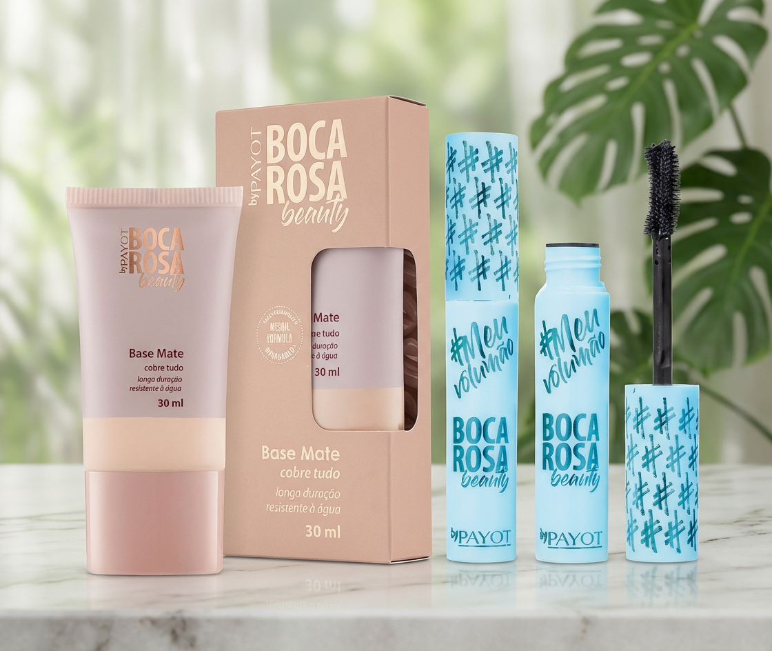 KIT BOCA ROSA BEAUTY: O Segredo para uma Pele Impecável e Cílios Poderosos!