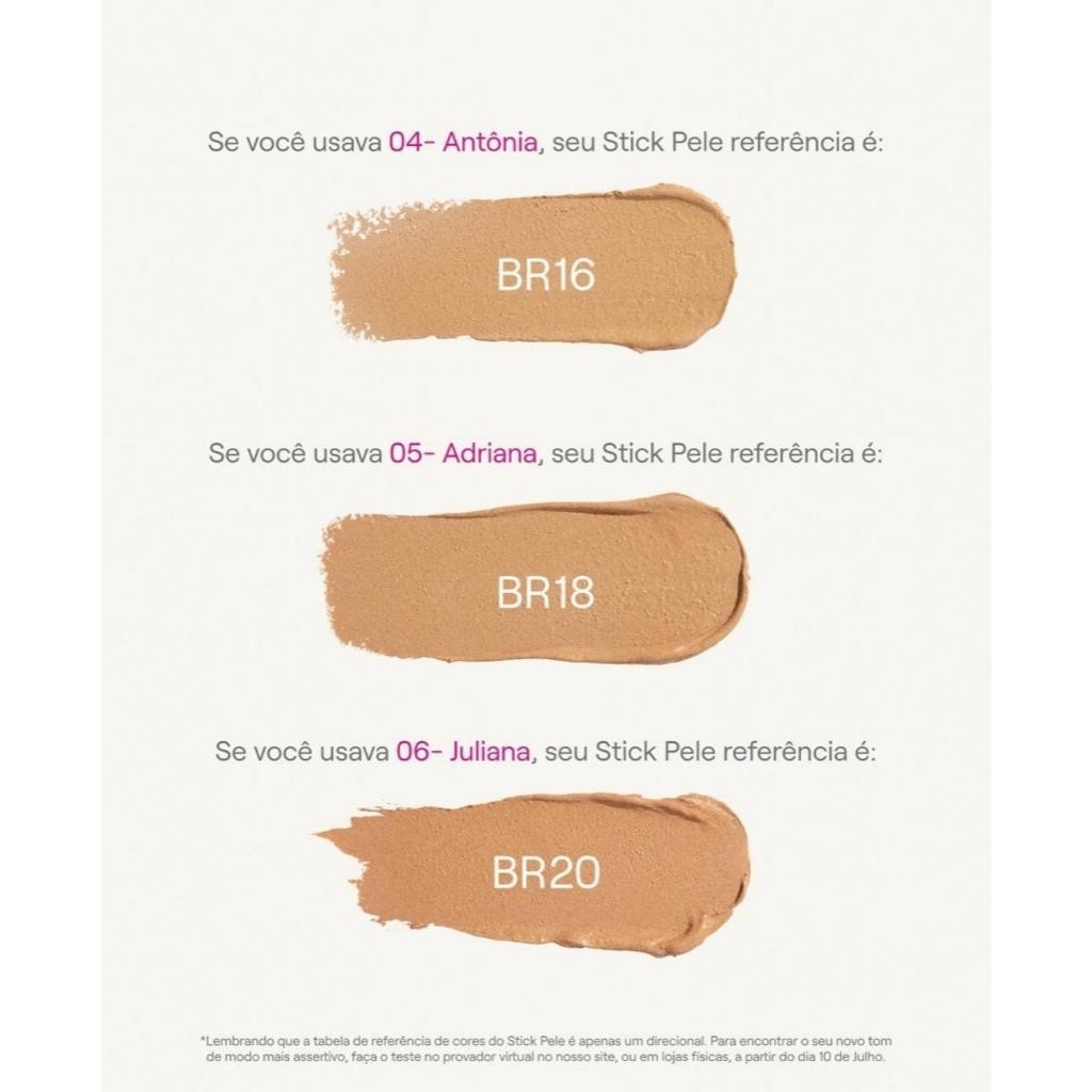 Stick Pele FPS 30 Base Multifuncional Boca Rosa Novo 12g