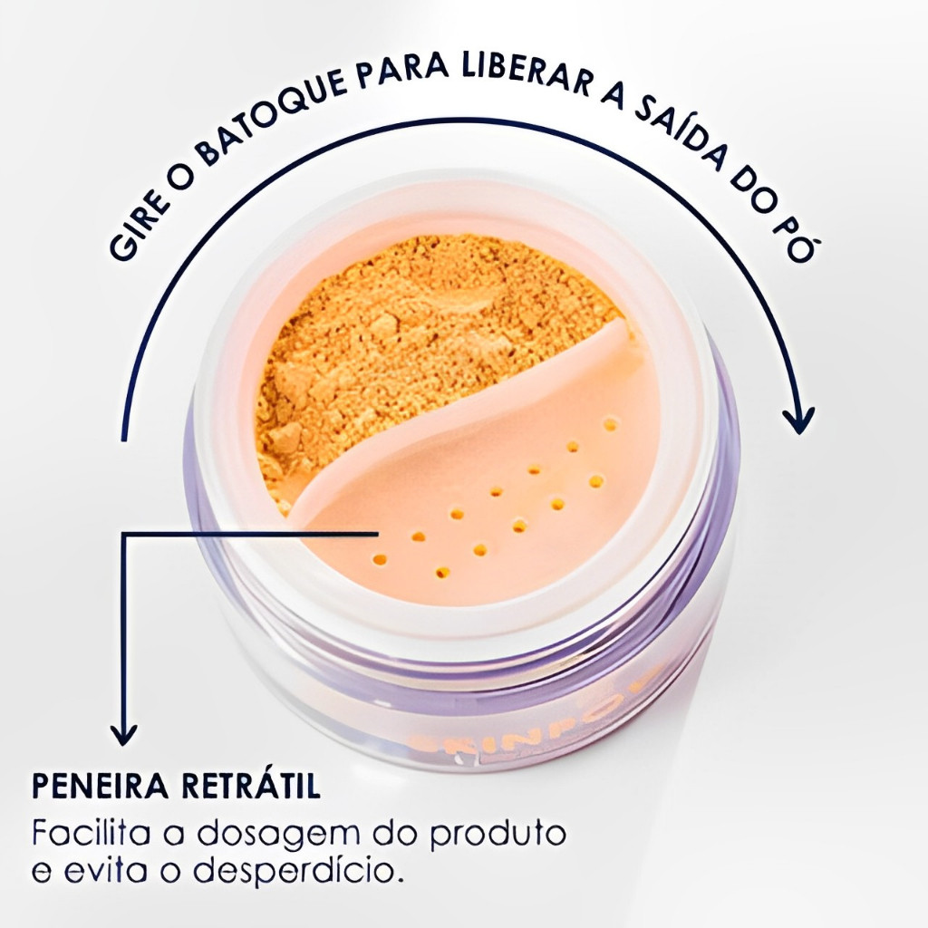 Pó Solto Bruna Tavares BT Skin Powder Matte - Acabamento Aveludado 15 g